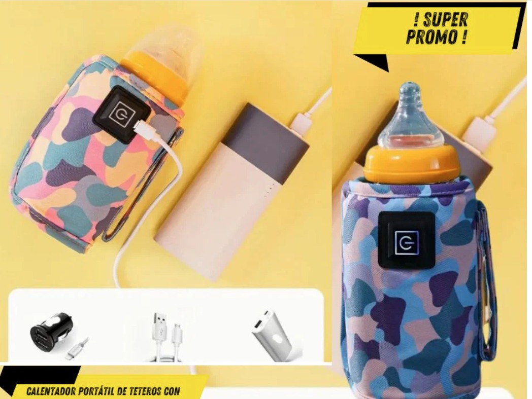 Calentador Portátil de Teteros con Carga